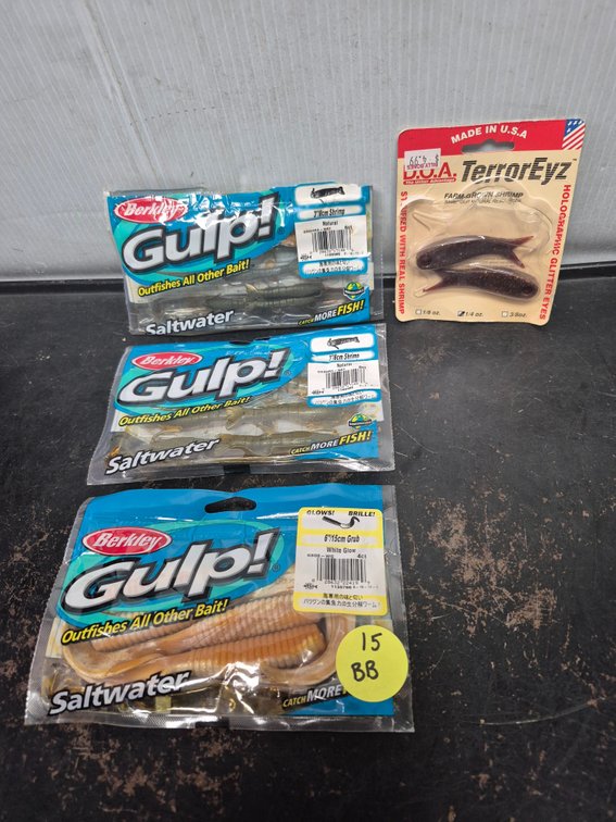 Berkley rubber saltwater fishing lures+