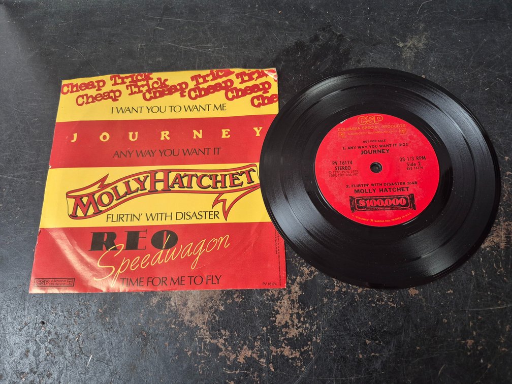 Rare 4 song promotional 45rpm vinyl record