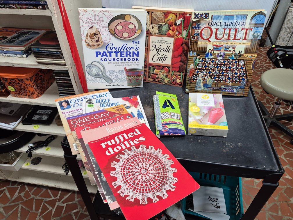 Craft books, magazines++