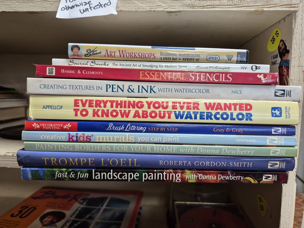 Craft books and dvds
