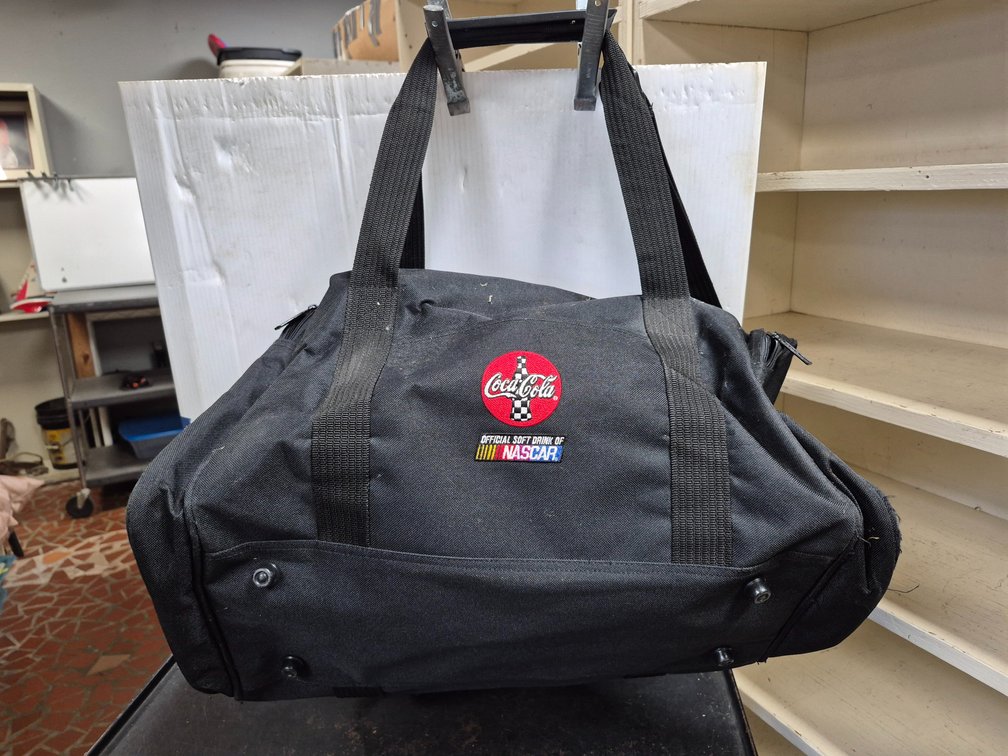 Nascar Coca-Cola canvas gym/travel bag