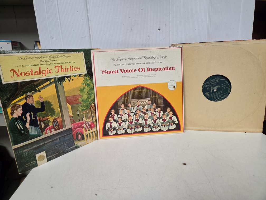 3 Albums by The Longines Symphonette: Choir, Waltzes, Nostalgic 30's