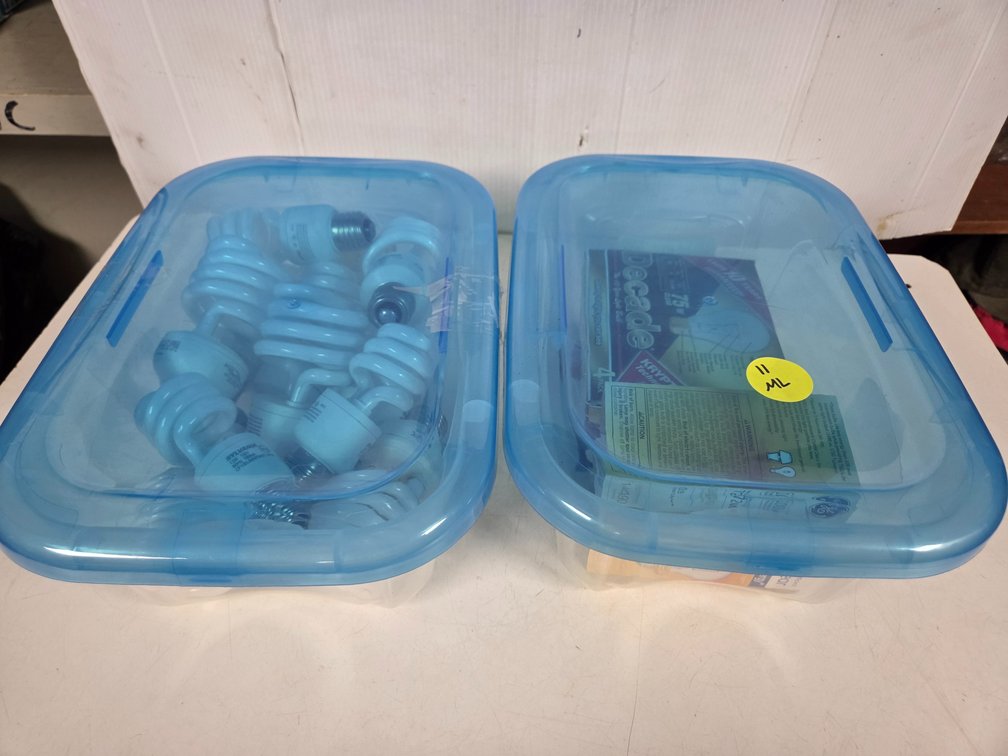Energy efficient lightbulbs in containers (2)