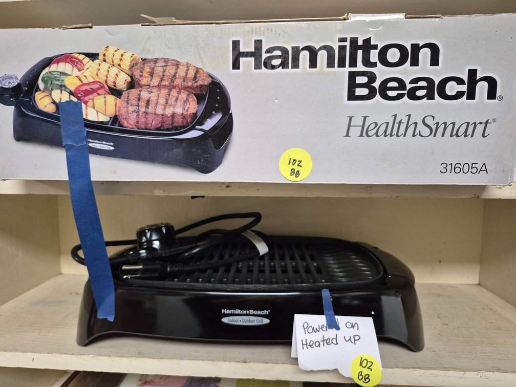 Hamilton Beach Health Smart electric grill