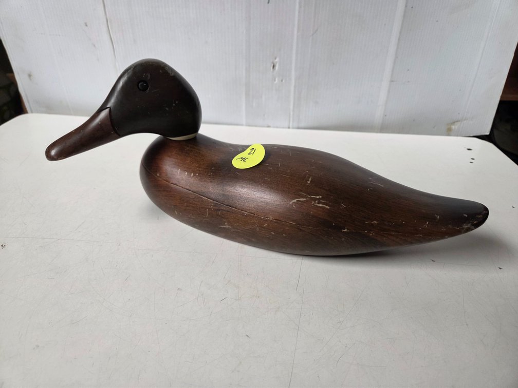 Wooden Mallard Secret Hide-Away trinket box