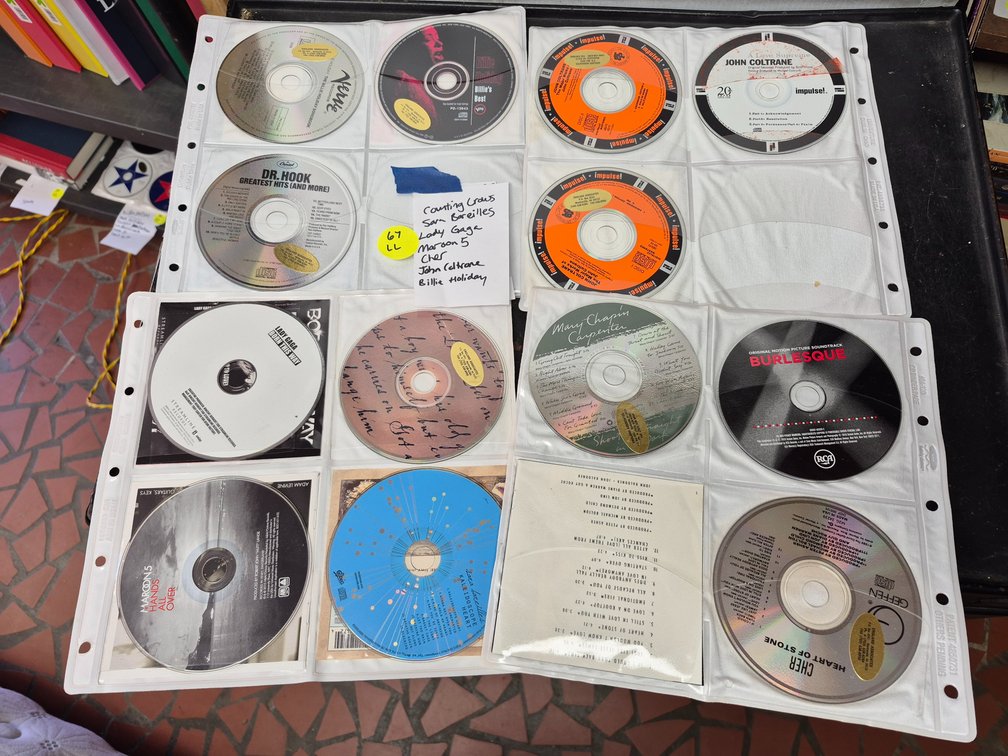 Assorted genre music cds