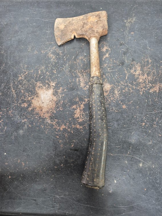 Rusty hatchet