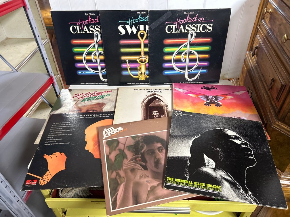 Vinyl LP Records- Hooked On.., Jim Croce+