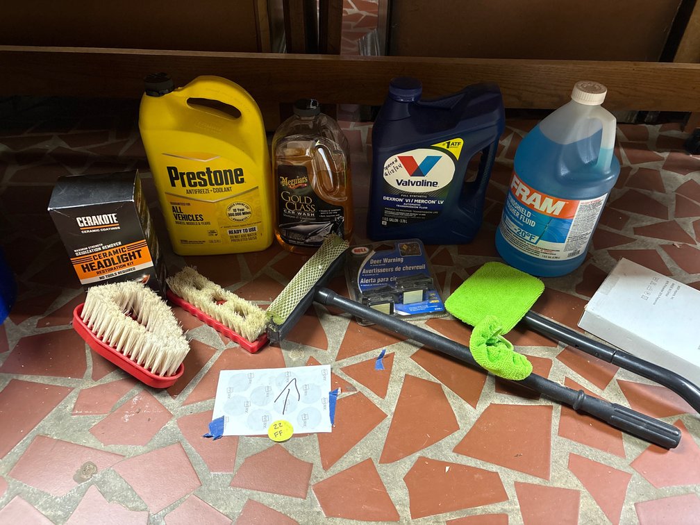 Auto care supplies