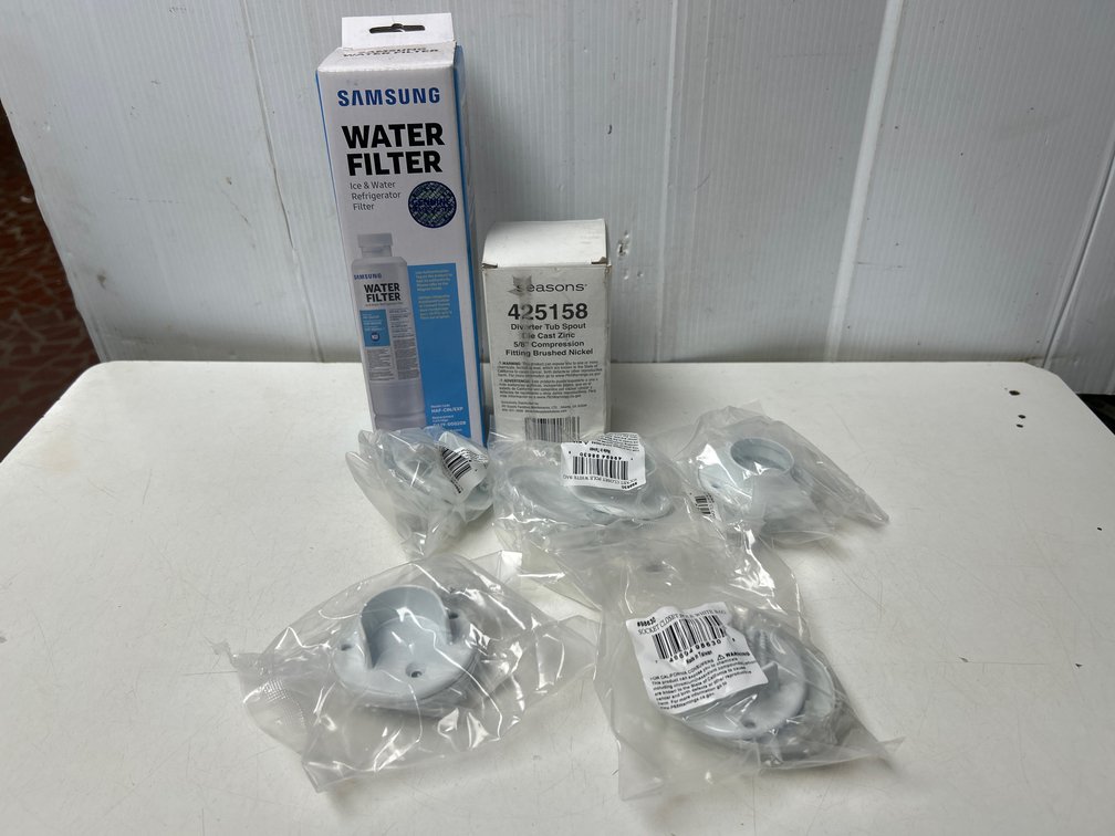 (5) Sets Closet Pole Sockets, Water Filter