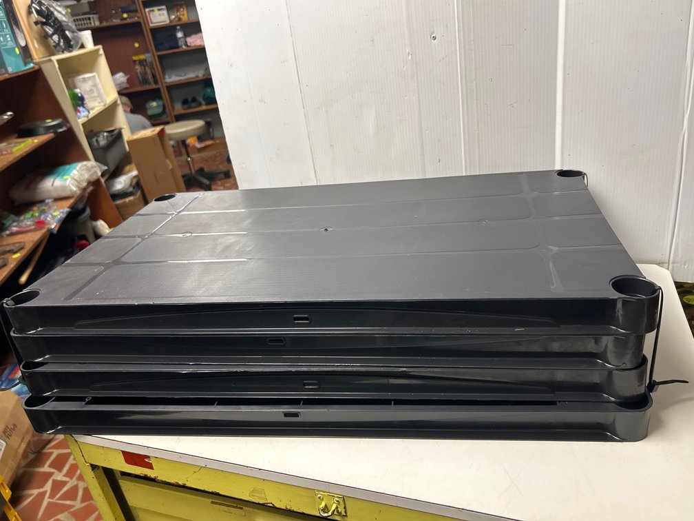 4-Tier Plastic Shelf