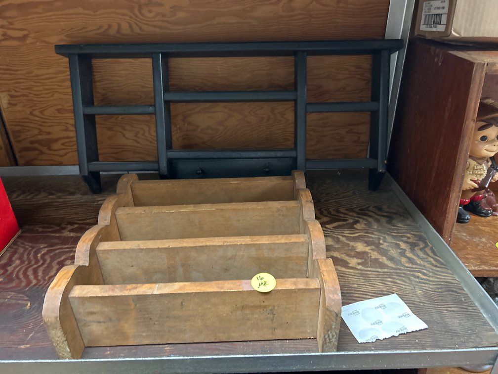 2 Wood Wall Shelves