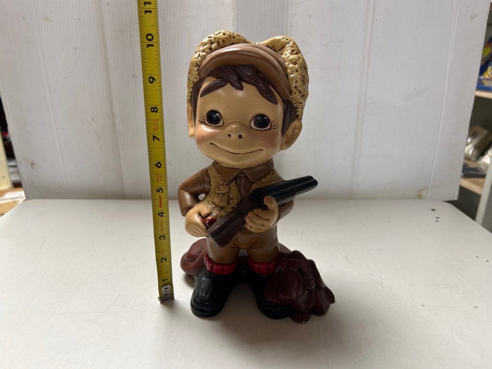 Atlantic Mold Ceramic Boy Hunter Figurine