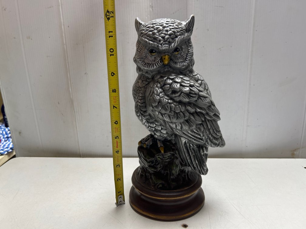 Ceramic Owl Statue