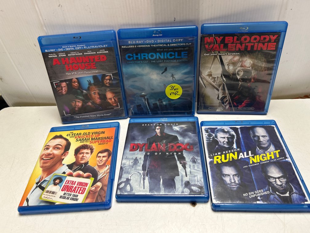 (6) Blu-Ray Movies