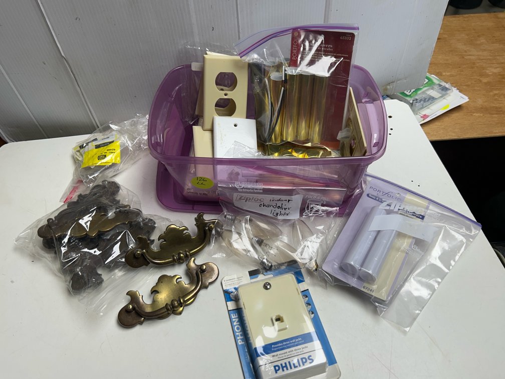 Brass Drawer Handles, Outlet Covers+