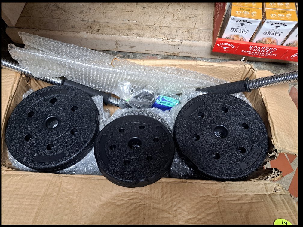 Plastic Coated Cement Weights/Bars/Gloves