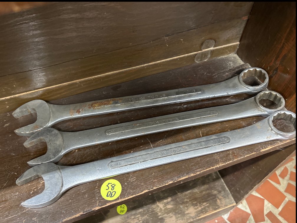S-K Tools Large Wrenches