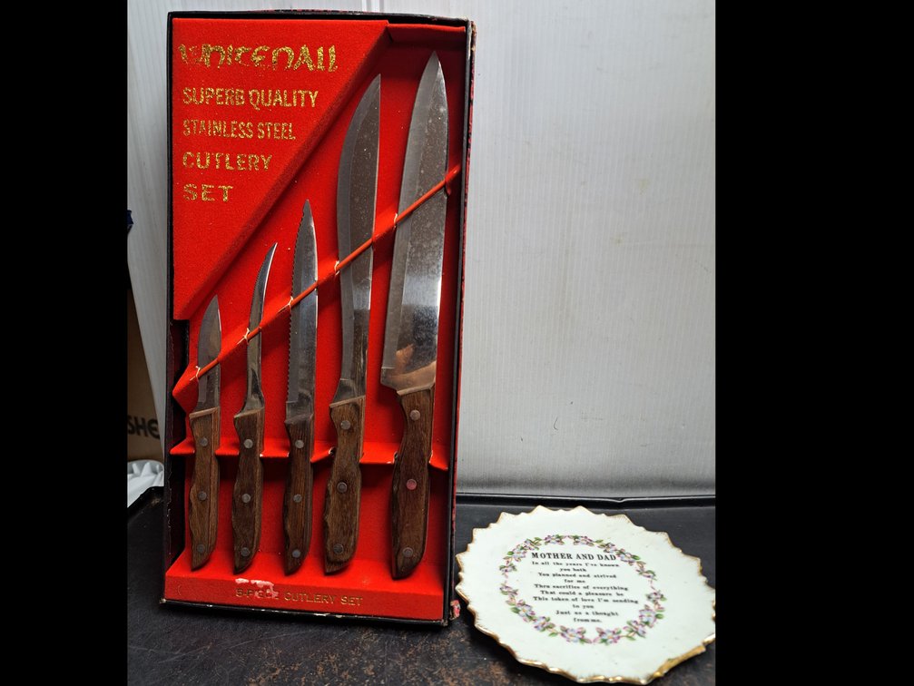 Vintage Whitenall Stainless Steel Cutlery Set+