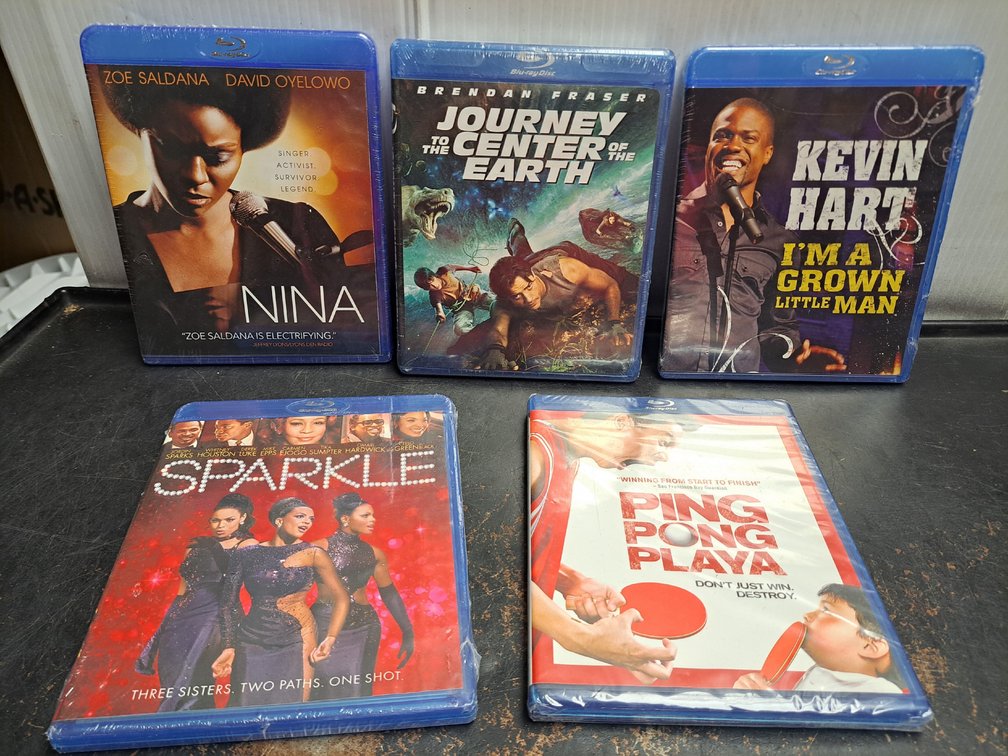 (5) Unopened Blu-Ray Discs