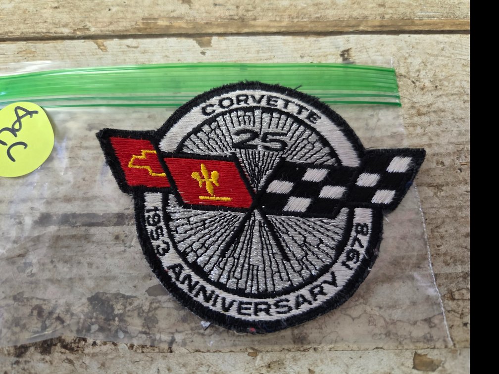 Corvette 25th Anniversary patch