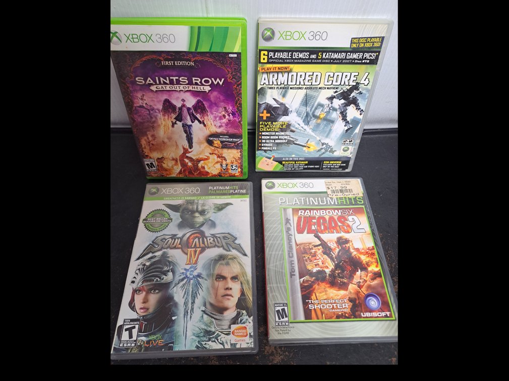 (4) XBox 360 Games