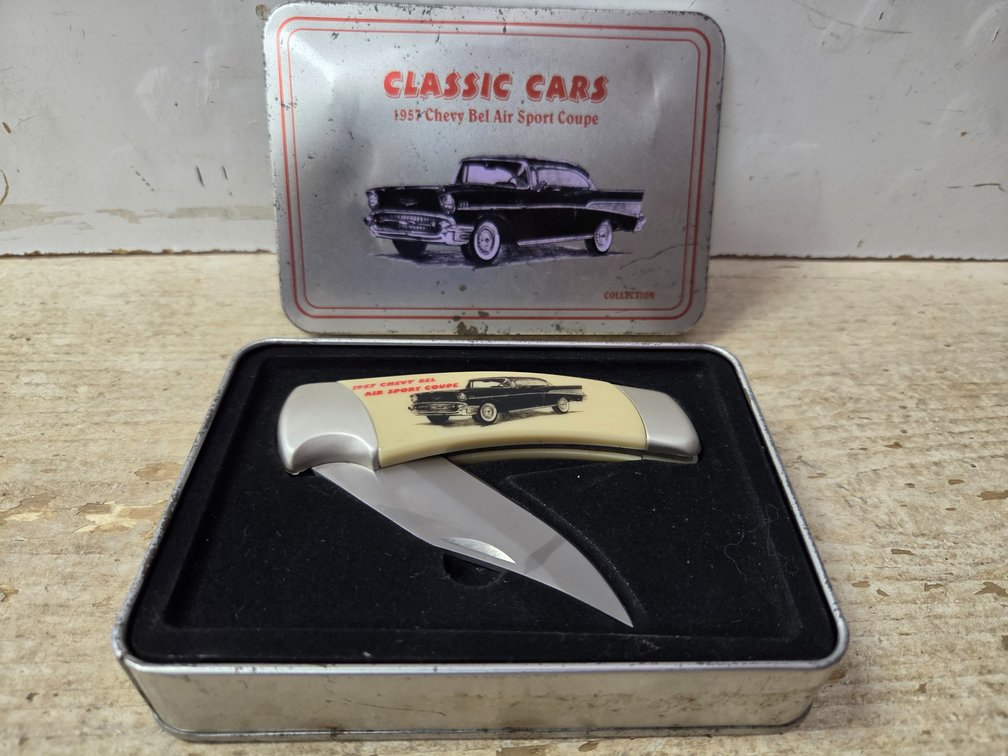 1957 Chevy Bel Air Sport Coupe Folding knife
