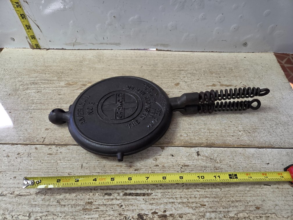 Griswold cast iron waffle iron