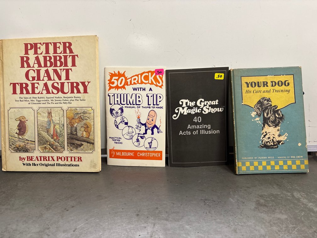 Children’s books: magic tricks, dog care plus