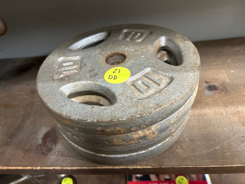 4 10lb Workout Plates