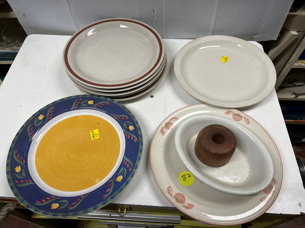 Assorted Ceramic Plates