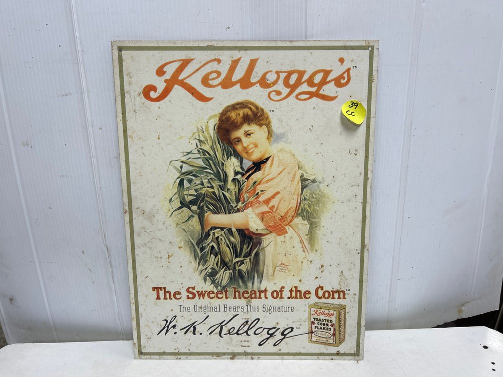 Metal Kellogg’s Sign