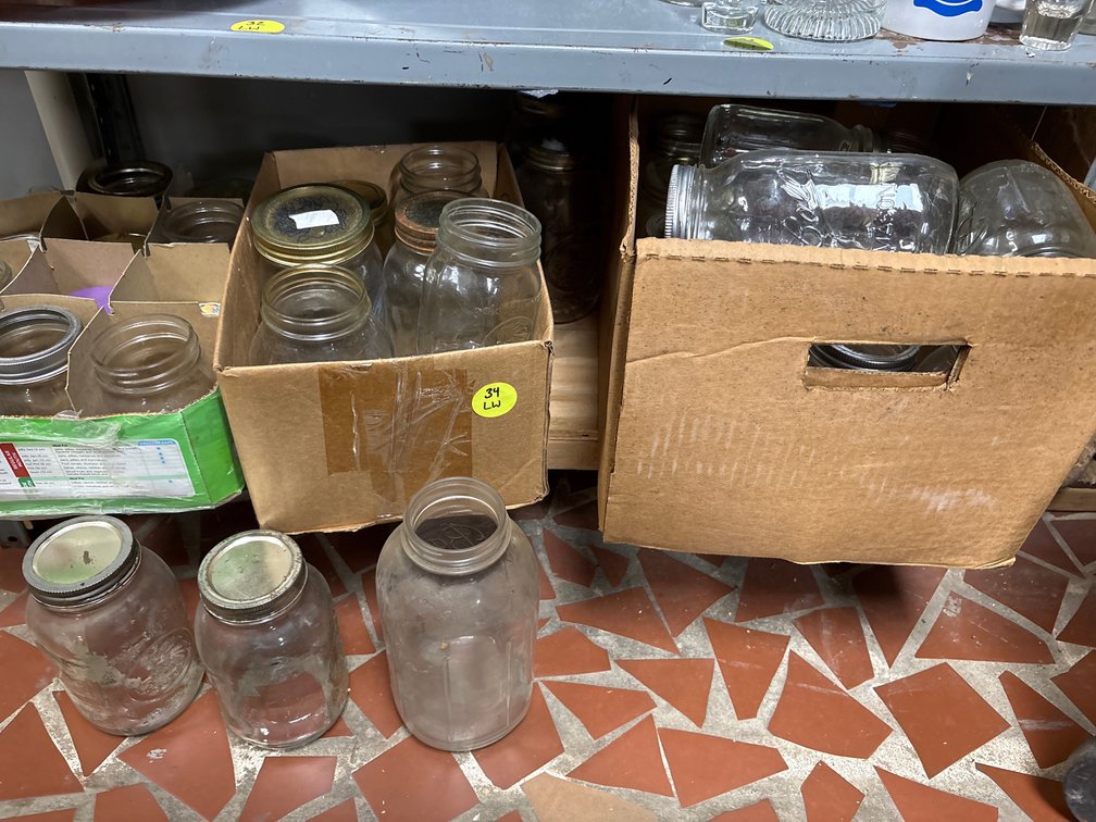 canning jars lot