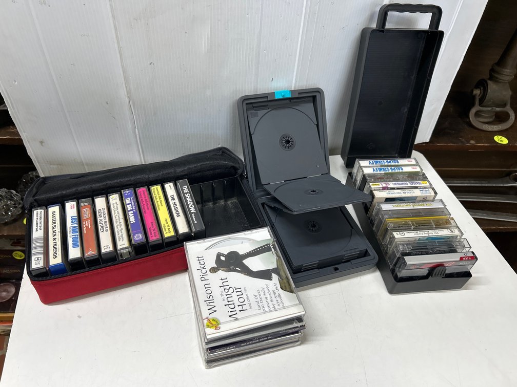Assorted Cassettes and Cd’s