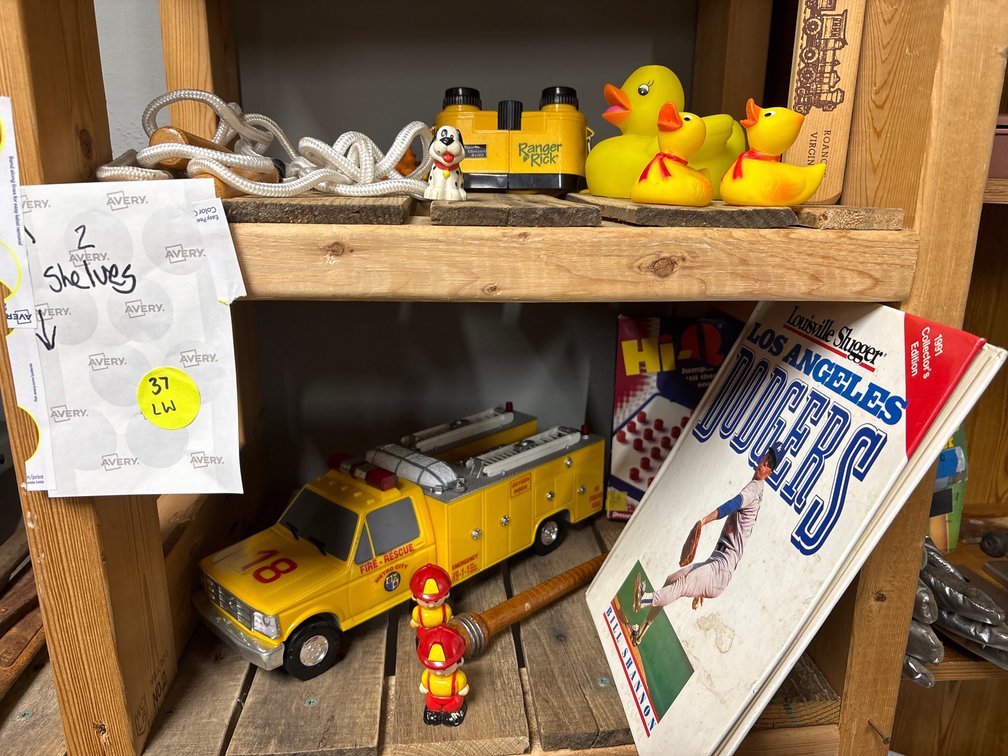 Toy ducks, Fire truck, jump rooe, game & more
