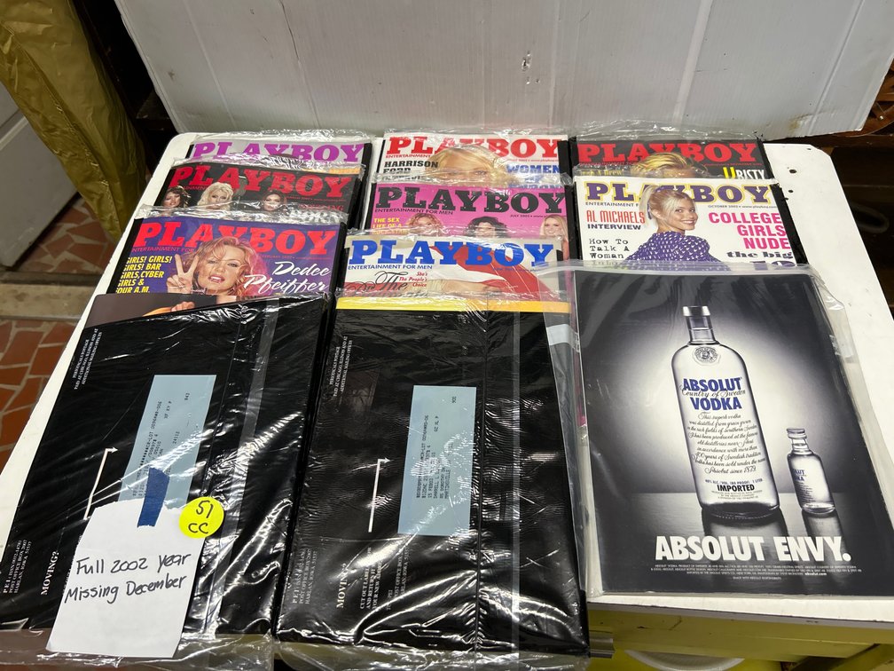 2002 Playboy Magazines Full Year