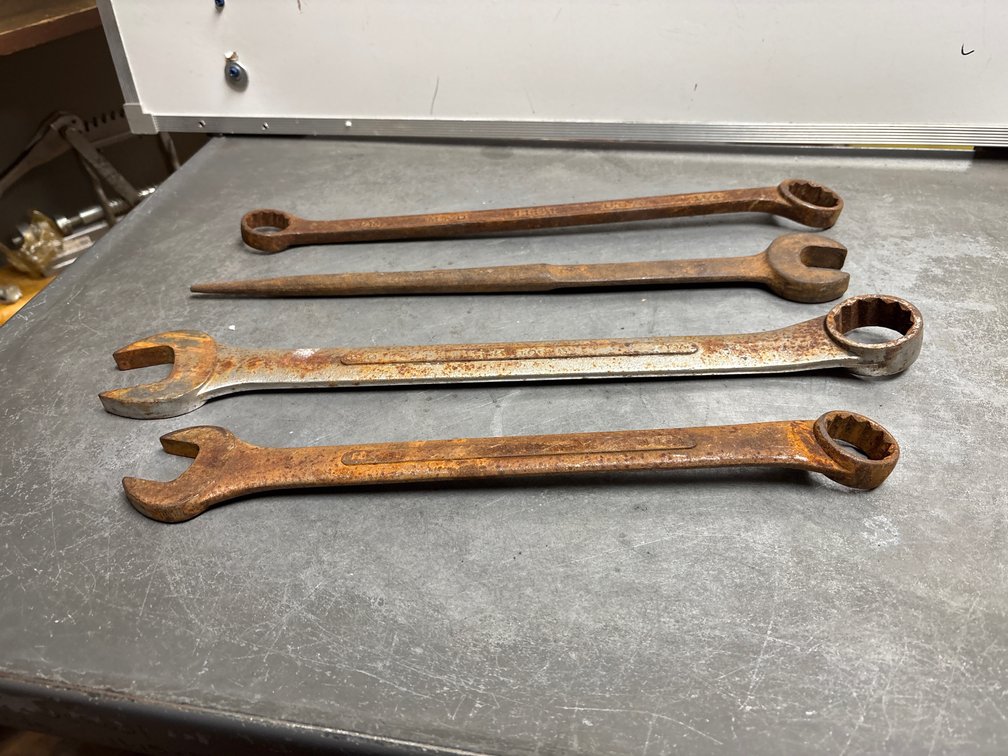 Large combination wrenches