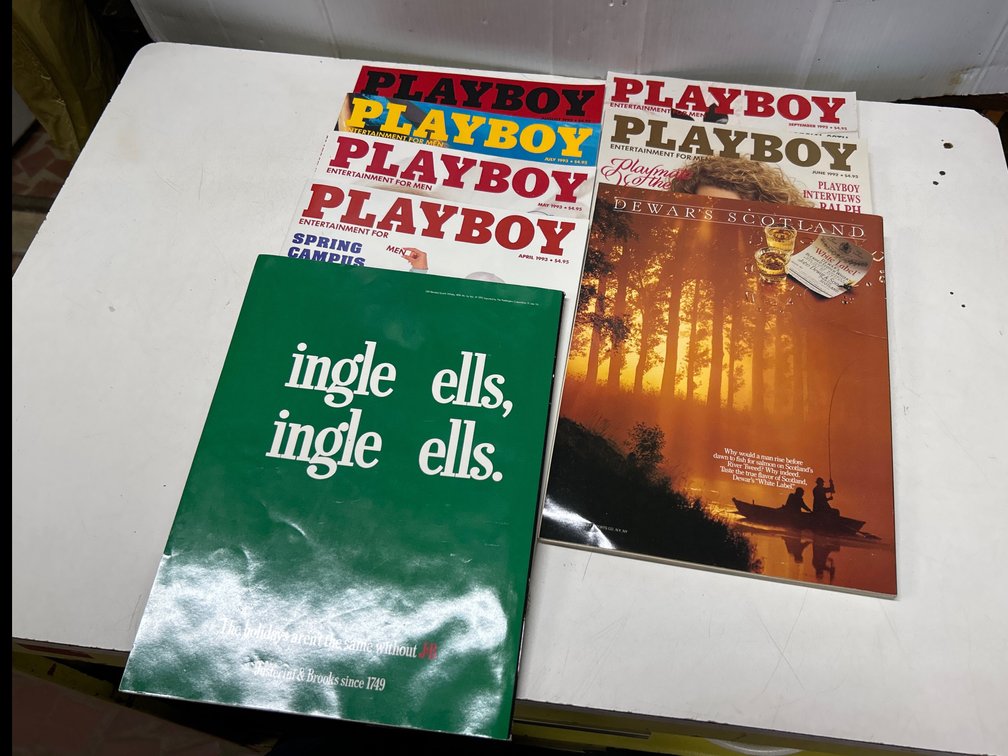 1992 & 1993 Playboy Magazines