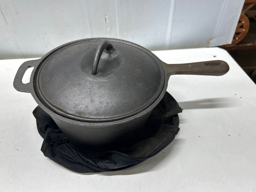 Cast Iron Pot and Lid