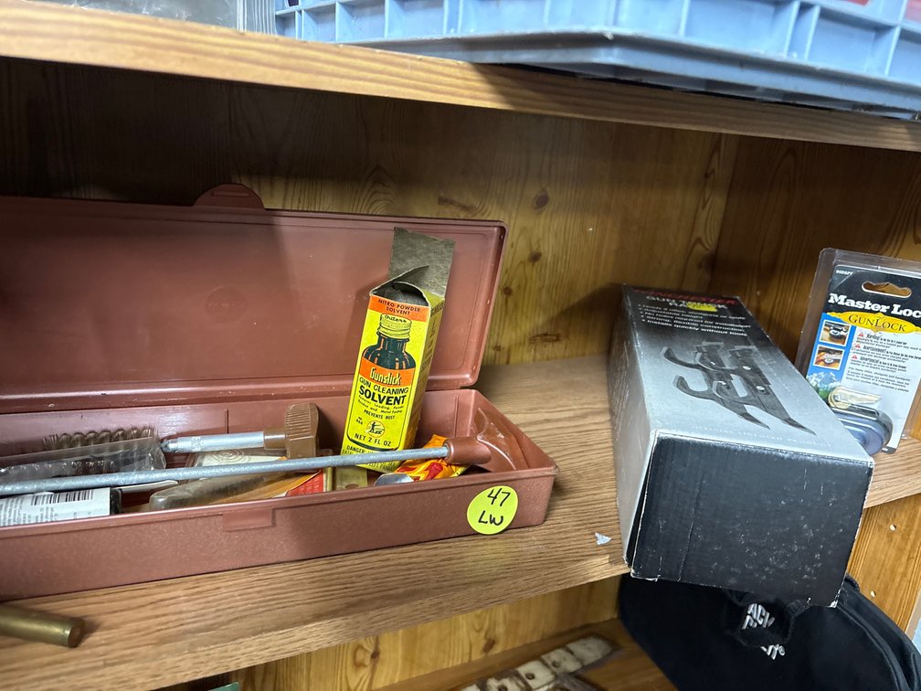 Gun clean kit,  truck gun rack, more