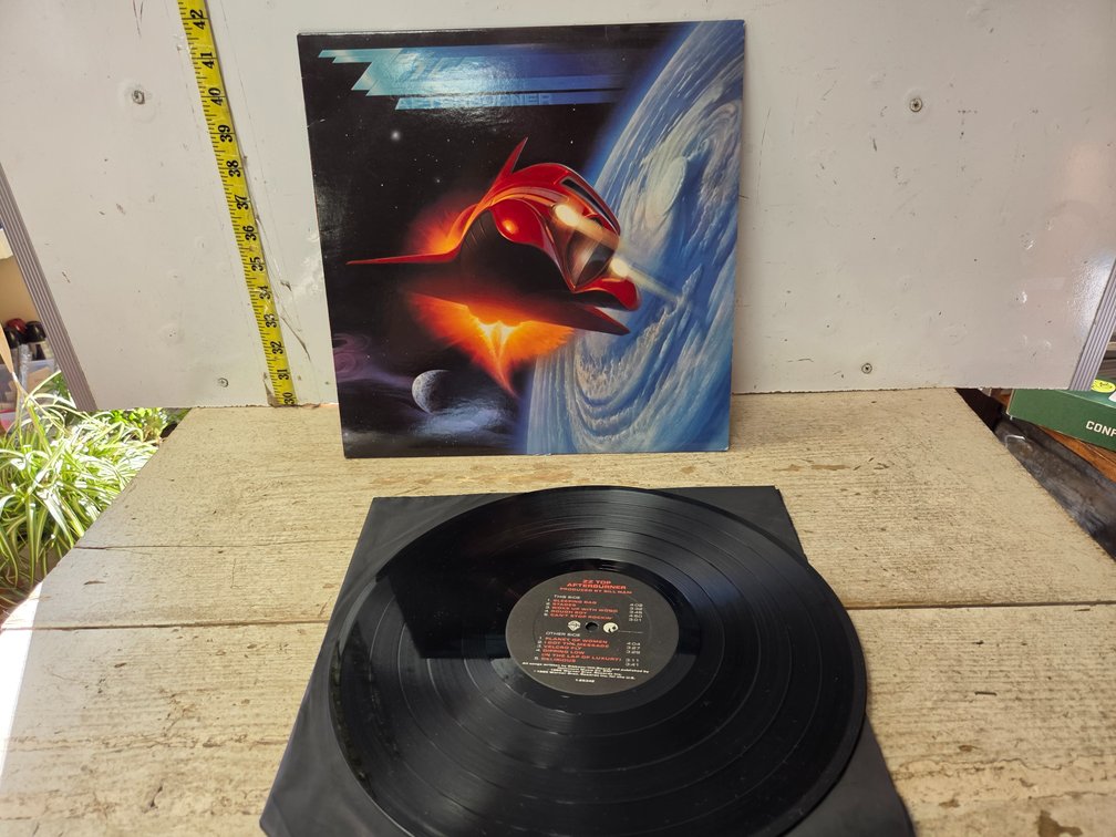 ZZ TOP "AFTERBURNER" vinyl LP record