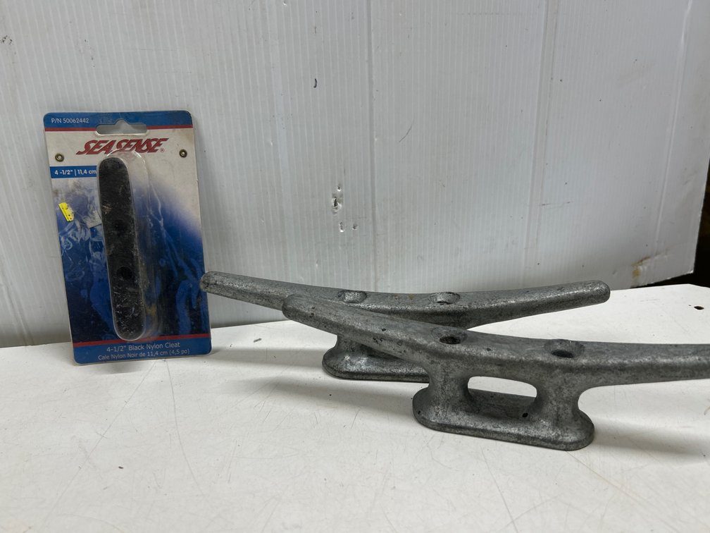 Boat Dock Cleats, Black Nylon Cleat