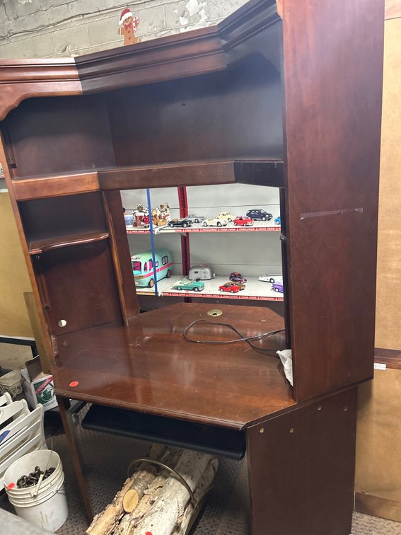 Large Wood Computer Desk
