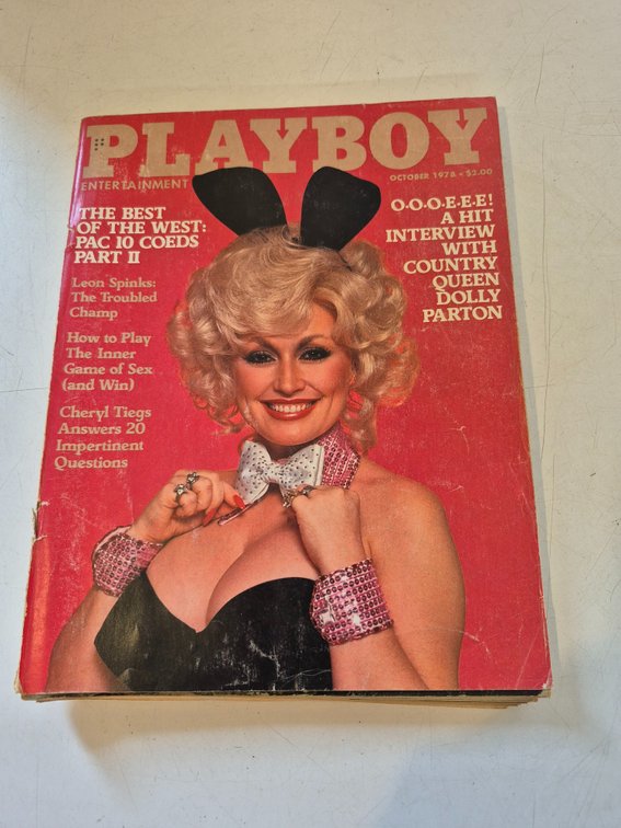 Oct 1978 Playboy magazine featuring a Dolly Parton interview