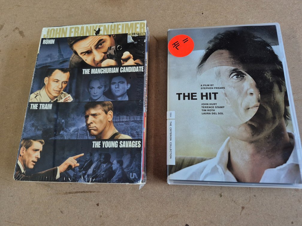 Sealed John Frankenheimer dvd box set and The Hit dvd