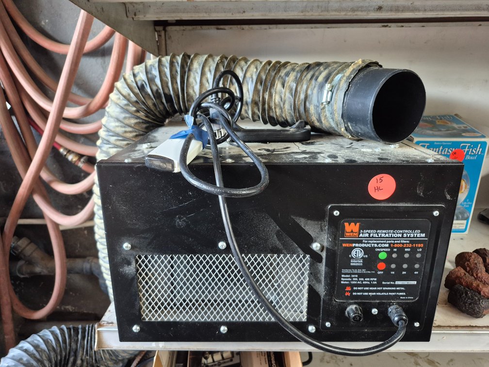 WEN 3 speed shop Air Filtration System with remote control