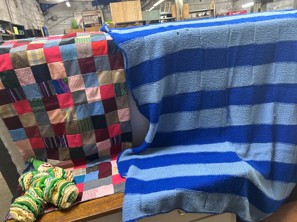 Homemade Clown, Homemade Blanket