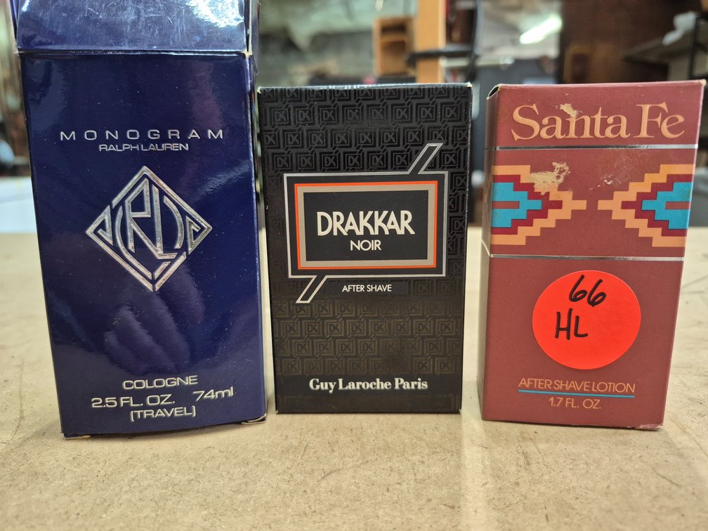 Famous brand cologne and after shave