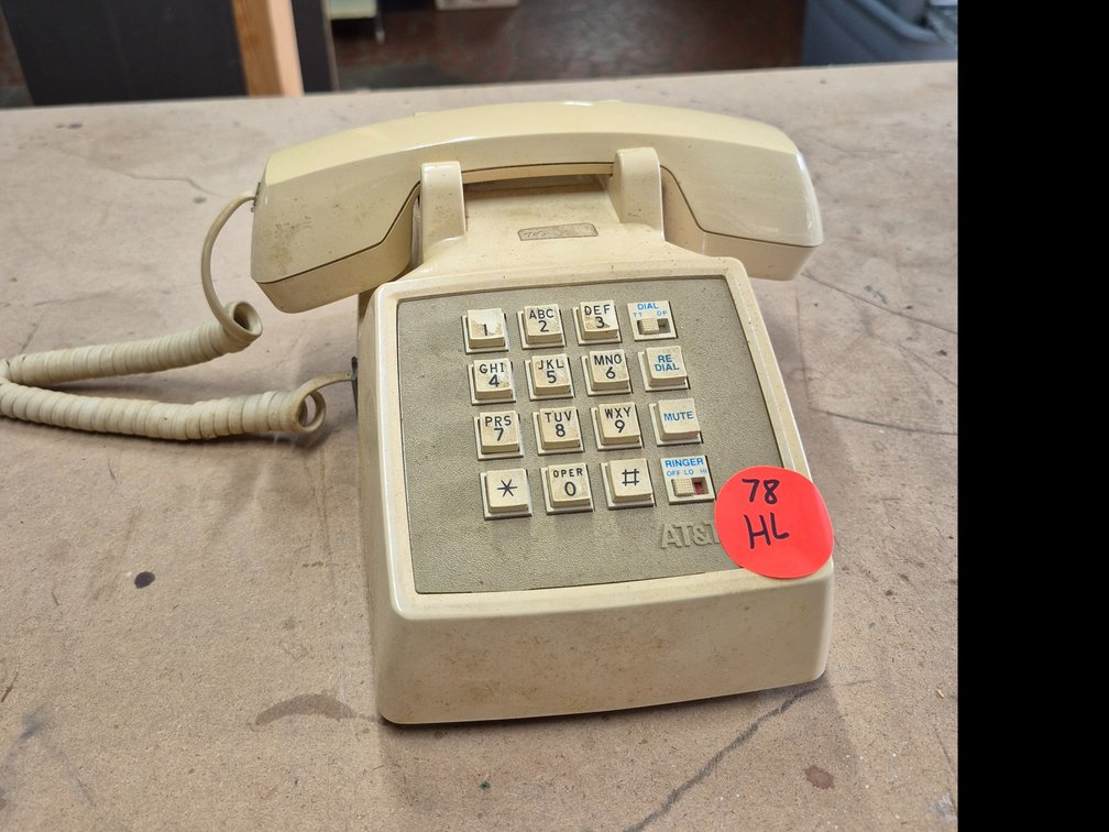 AT&T pushbutton landline telephone