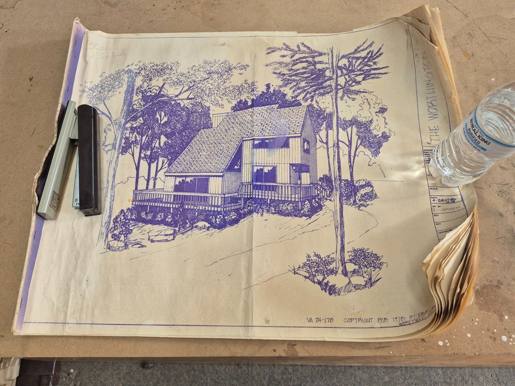 1978 Dave Carmen home blueprint set